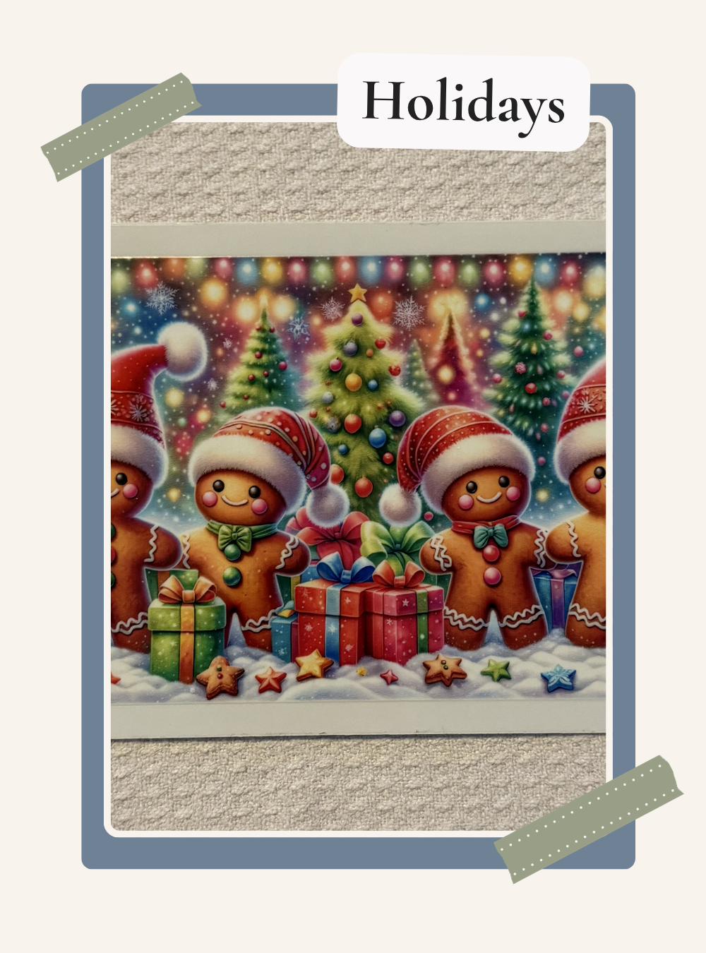 Holidays (Christmas, Valentine's, Easter, Fall)