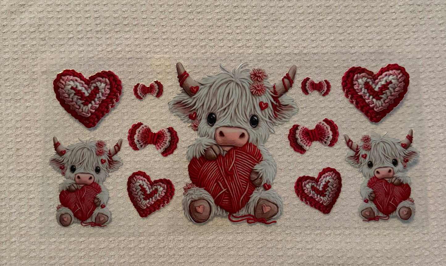 Valentine Highland Cow