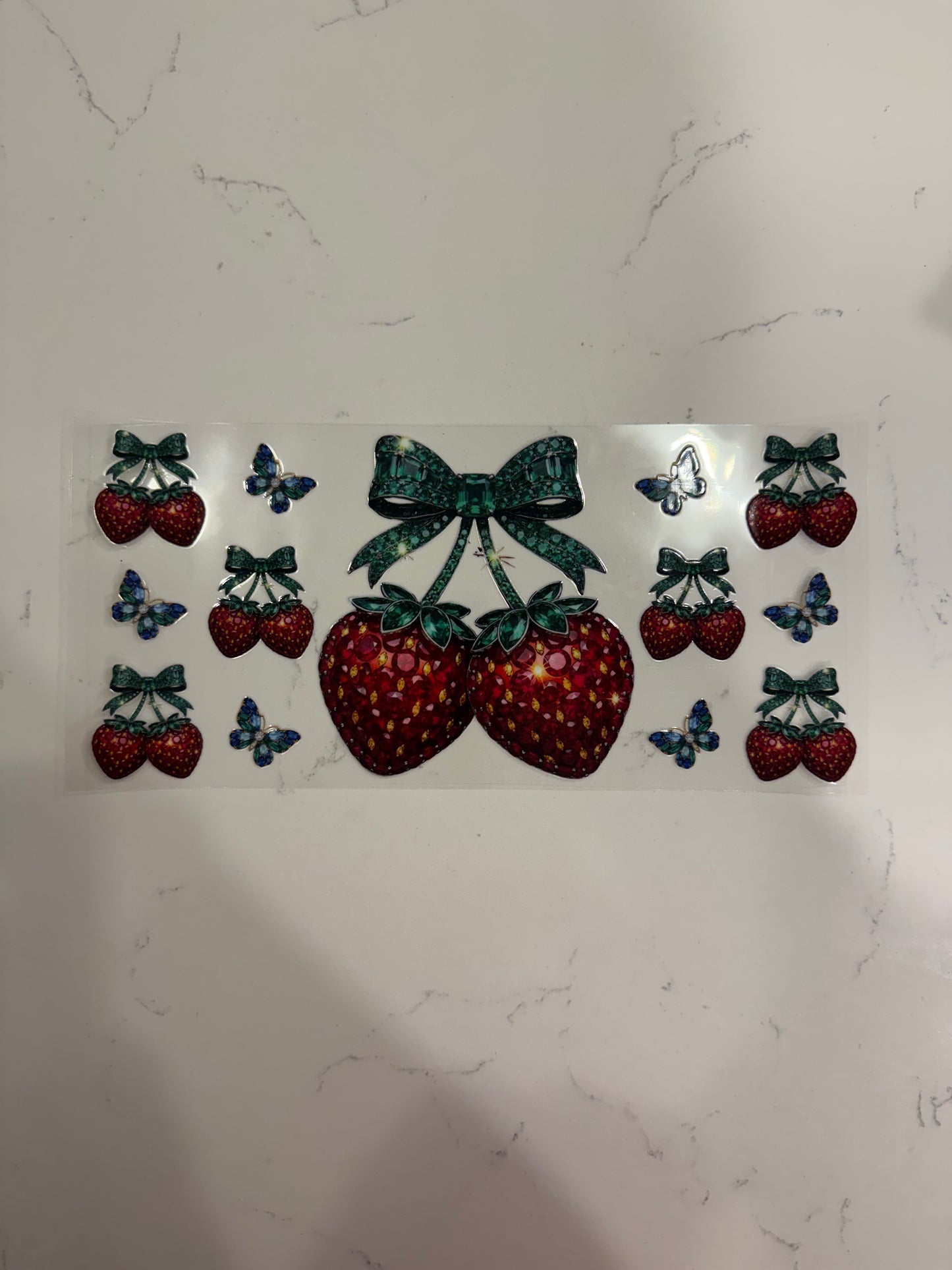 Cutie Bows & Strawberries