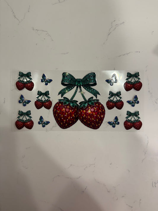 Cutie Bows & Strawberries