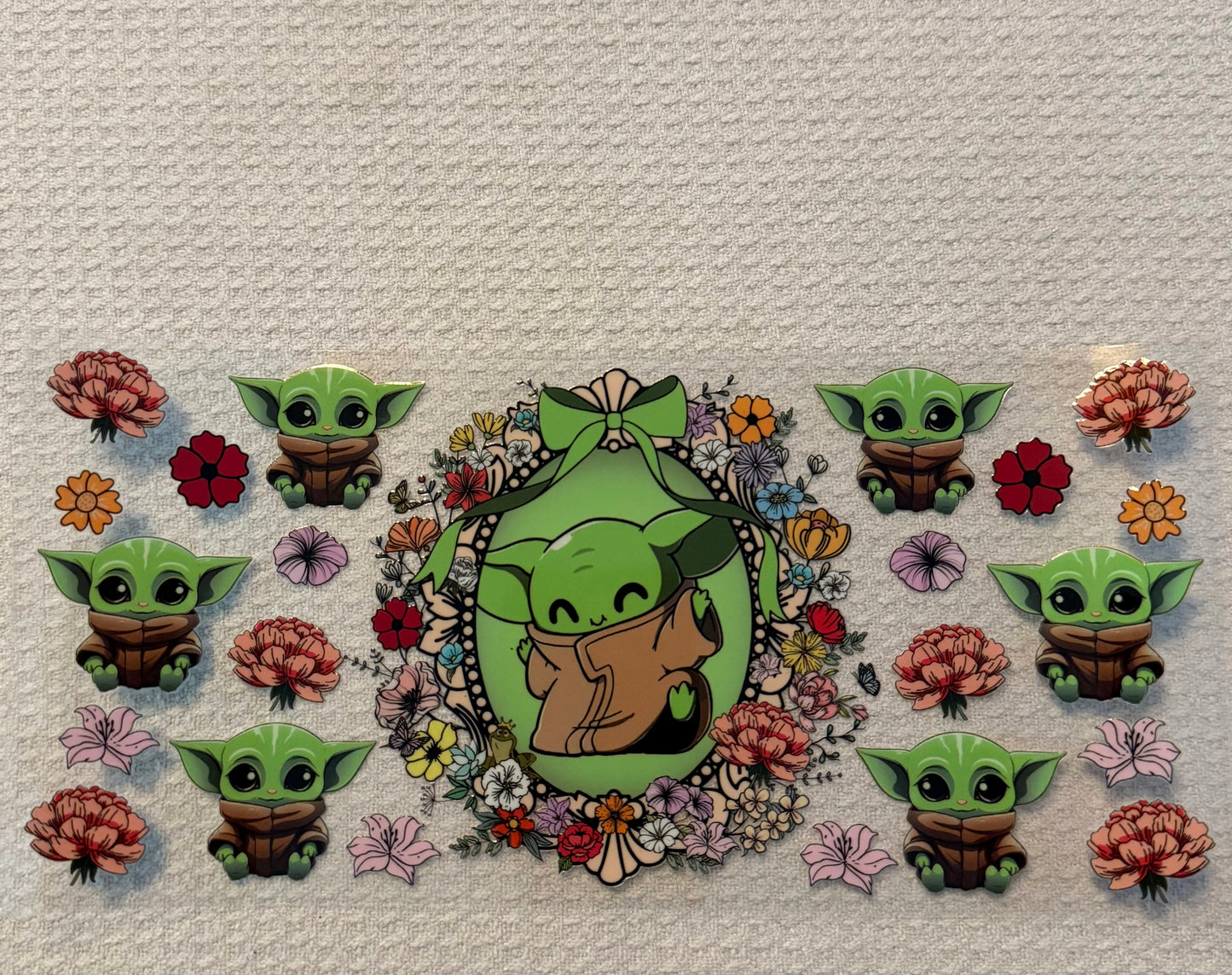 Baby Yoda w/ Flowers