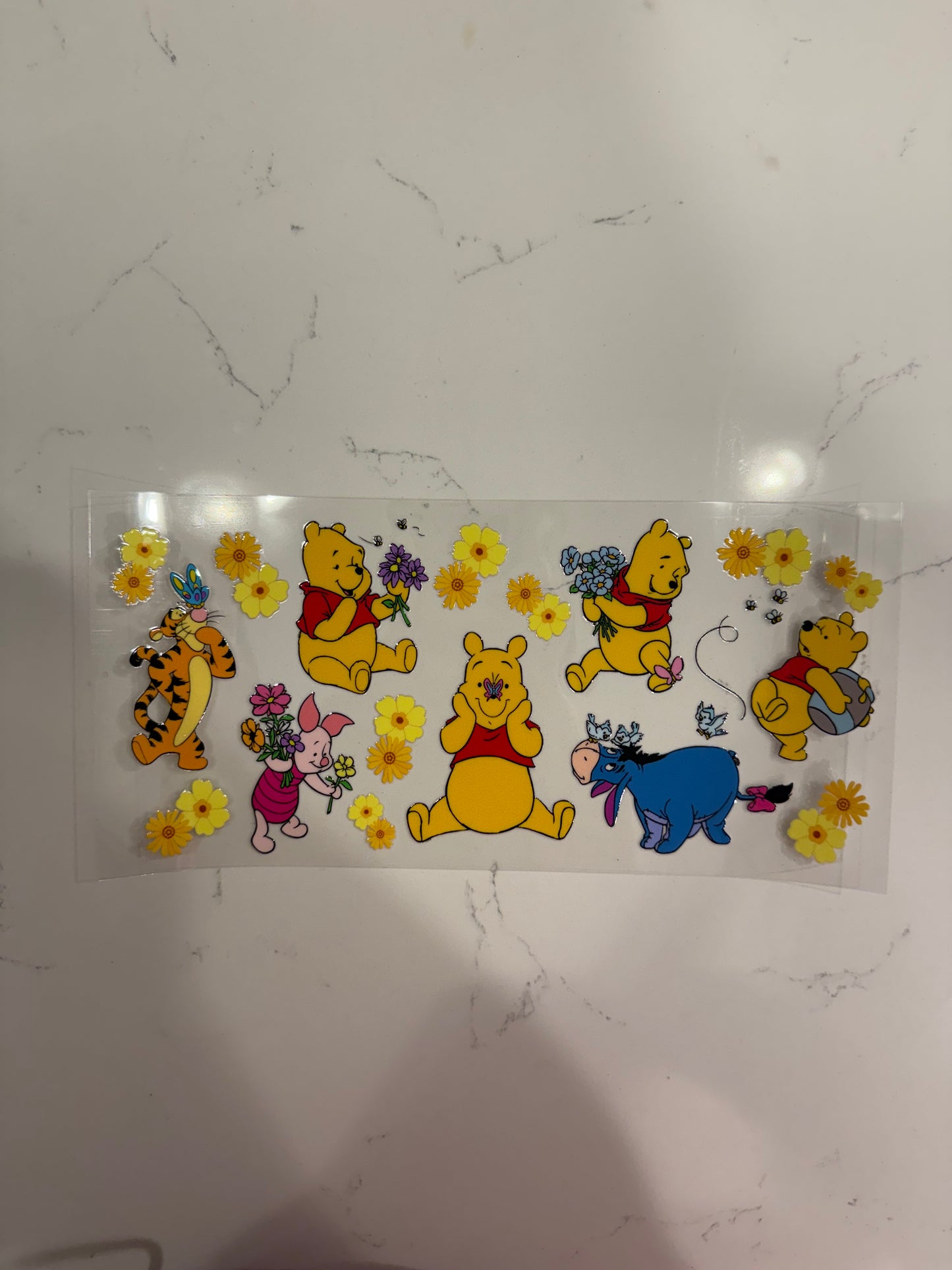 Winnie The Pooh & Flowers