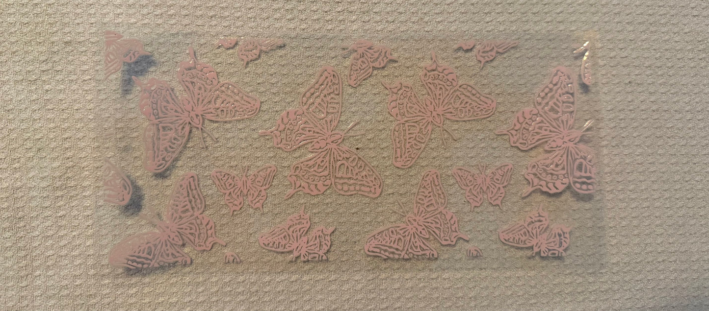 Light Pink Butterflies