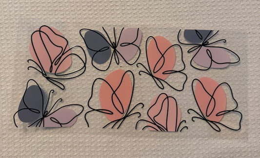 Pink & Purple Butterflies
