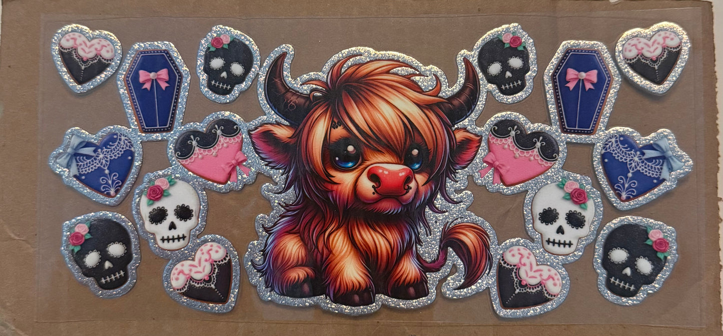 Spooky Highland Cow