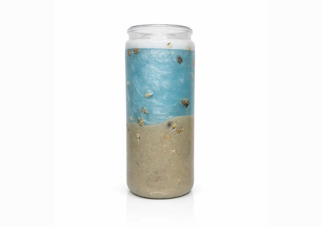 16 oz Acrylic Snow Globe Tumbler (clear lid)