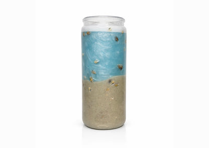 16 oz Acrylic Snow Globe Tumbler (clear lid)