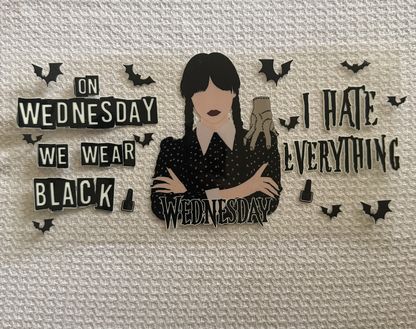 Wednesday Adams Wrap Design